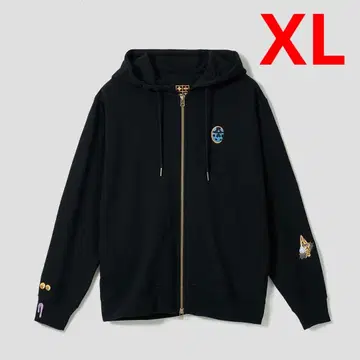 죠죠의 기묘한 모험 그라니프 호위팀 모티브 쭈리 지퍼 후드티 XL
