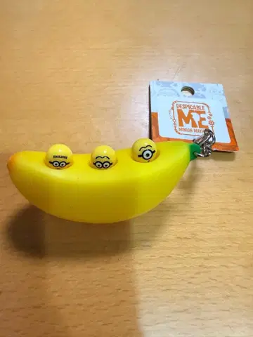 USJ 한정판 굿즈! 튀어나오는 미니언 바나나 스퀴즈 키링