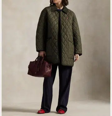 폴로 랄프로렌 퀼티드 번 자켓