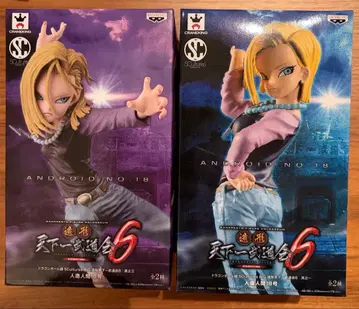 드래곤볼 ANDROID NO. 18 호 2체 세트 조형 천하제일무도회