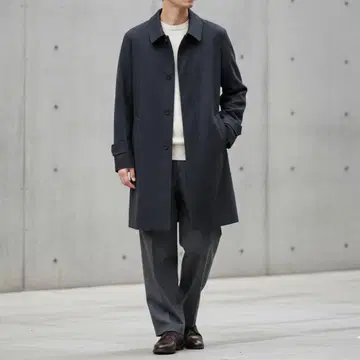 H324*에드워즈 캐시미어 100% 스텐카라 코트 고급 출퇴근 관혼상제