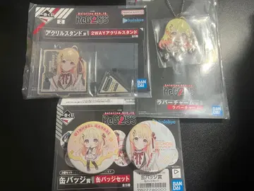 제일복권 ReGLOSS 오토노세 카나 러버 참 아크릴 스탠드 캔 배지