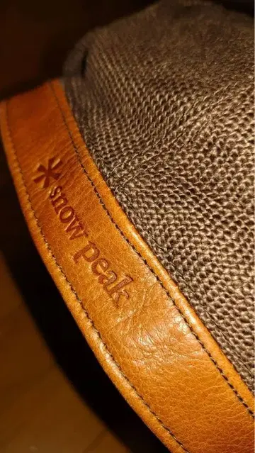 스노우피크(snow peak) 헌팅모자 챙 소가죽 브라운 59cm