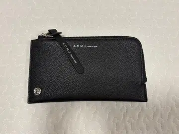 ADMJ 모차르트 오거나이저 퍼스 송아지 가죽 지갑 블랙 새상품급