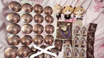 러기 부치 러기 캔뱃지 카드 봉제 인형 묶음 판매