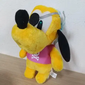 디즈니 스토어 파이리츠 플루토 봉제 인형 해적 안대