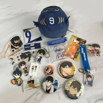 하이큐!! 카게야마 토비오 굿즈 모음 캔뱃지 아크릴 키링 러버 키링 인형
