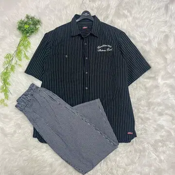 DICKIES 디키즈 5L 셔츠 GU 히코리 팬츠 2세트