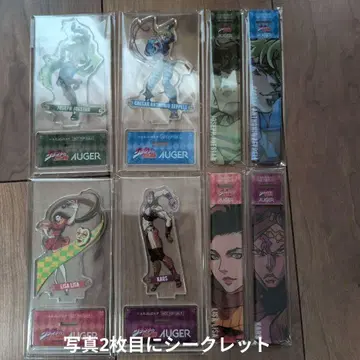 AUGER 죠죠 (전투 조류) 콜라보 아크릴 스탠드 컴플리트 세트