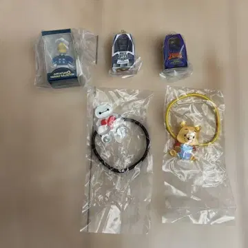 디즈니 가챠가챠 미니어처 & 패키지 컬렉션 세트