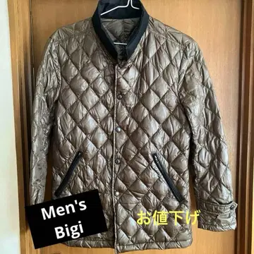 가격 인하 Men's Bigi 브라운 다운 자켓
