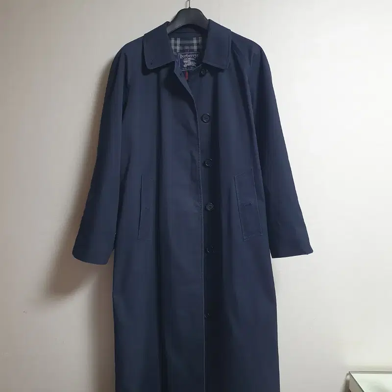 버버리 트렌치코트 네이비 M 롱코트