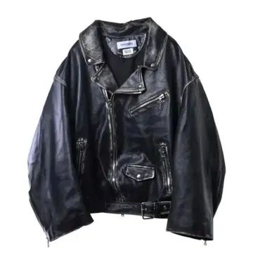 DISCOVERED LEATHER W RIDERS BLOUSON