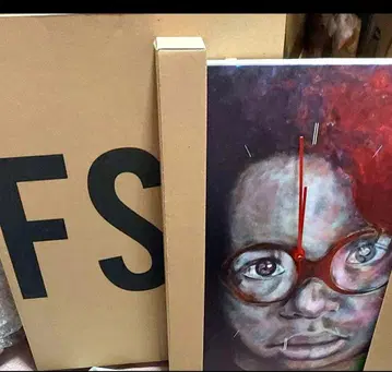 미사용 아라시 오노 사토시 프리스타일 아트 벽시계