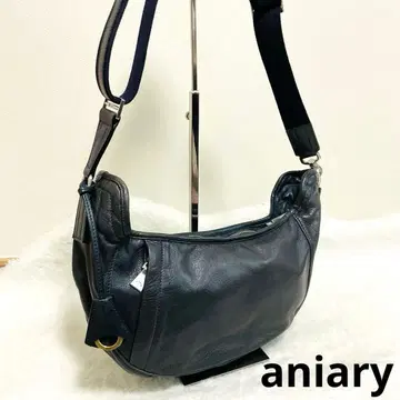[ 인기 ] aniary 아니아리 숄더백 초승달 하프문 가죽