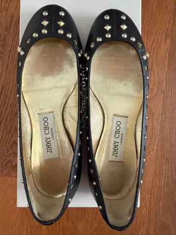 Jimmy Choo 스터드 장식 발레 슈즈 36