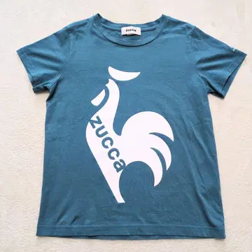 zucca x le coq sportif 콜라보T셔츠 M 터콰이즈 블루