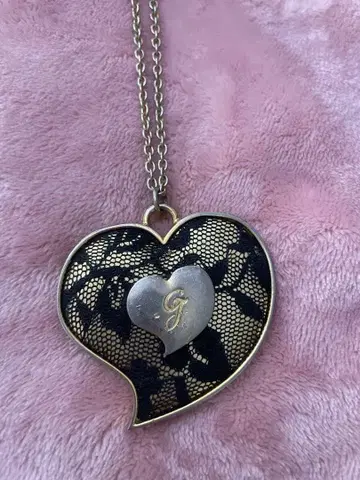 GLAMOROUS JANE 하트 모양 목걸이 헤이세이 갸루