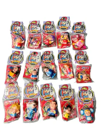 쇼와 레트로 포피제 아라레짱 지우개 인형 15종 미개봉품