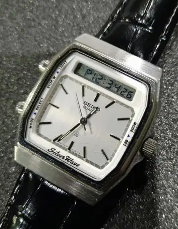 세이코 Silver Wave 쿼츠 손목시계 데지아나 H557-5130