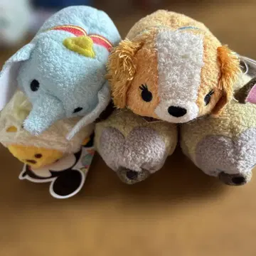 디즈니 스토어 썸썸 완완 이야기 레이디 사이암 덤보 푸 5점