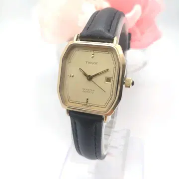[가동품] 티쏘 씨스타 쿼츠 손목시계 데이트 여성용 관리804.