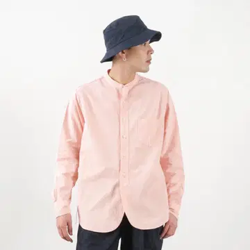 FOB FACTORY 다이 밴드 카라 셔츠