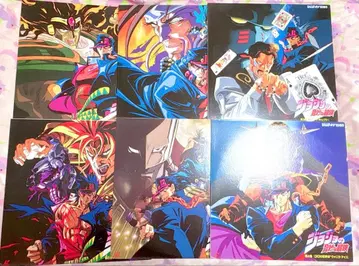 죠죠의 기묘한 모험 LD 레이저 디스크 OVA 전 6권 세트