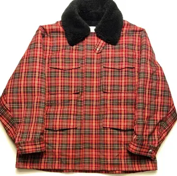 GU beautiful people 타탄 체크 필드 자켓