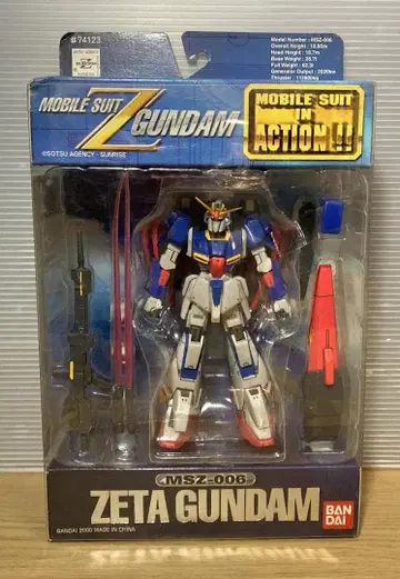 미사용 모빌슈트 인 액션 Z 건담