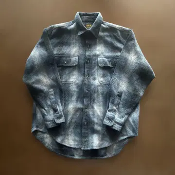 90s BOON PAL 옴브레 체크 셔츠 스트릿 쿠보즈카 요스케