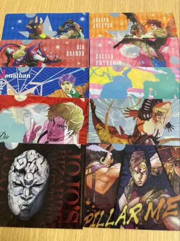 죠죠의 기묘한 모험 미니 클리어 파일 전 10종 컴플리트 세트