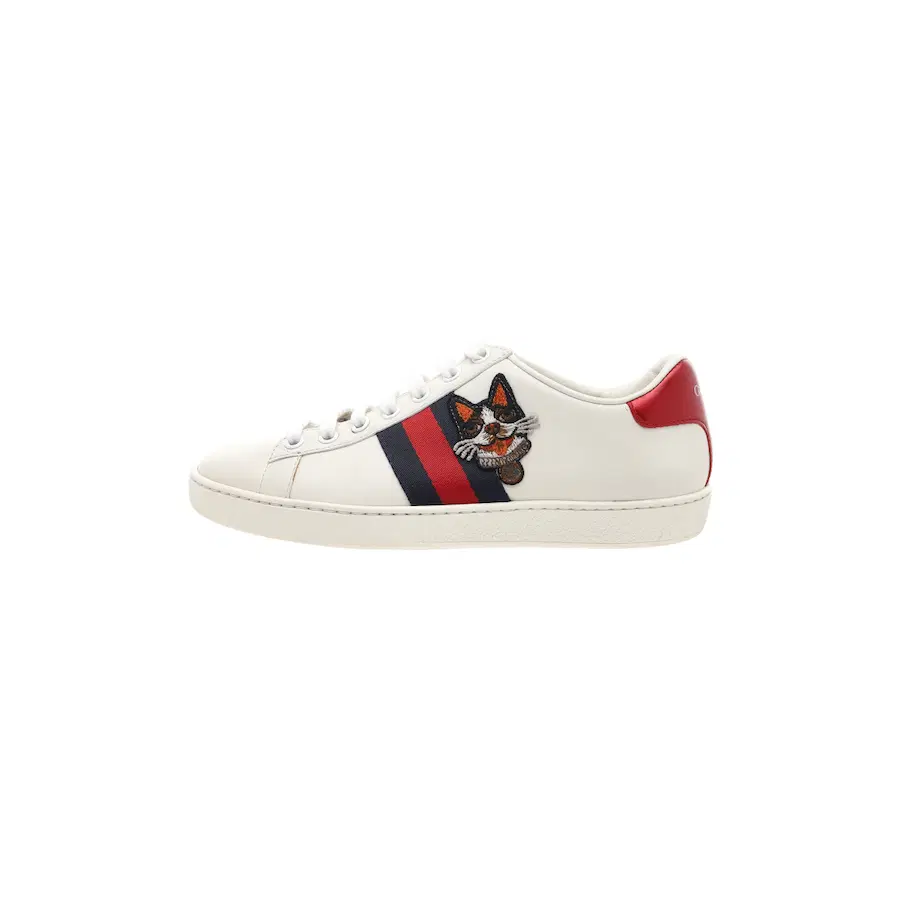 (女款) Gucci Ace 运动鞋 波士顿梗犬