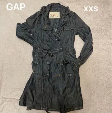 GAP 데님 트렌치코트 xxs