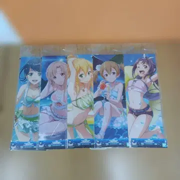 제일복권 소드 아트 온라인 D상 롱 클리어 포스터 5종