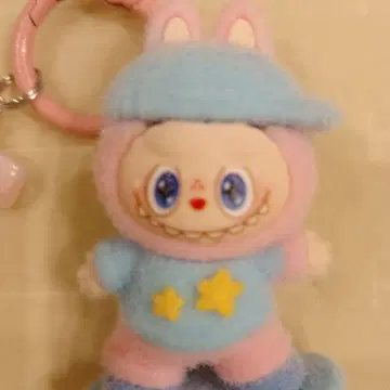새상품, 미사용 라부부짱, 귀여운 키링, 가벼움, 핑크
