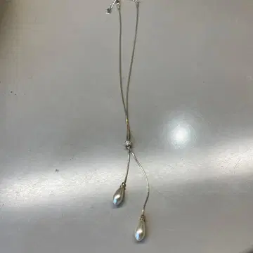 아가타 펄 목걸이 골드