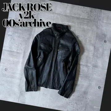 00s archive JACK ROSE leather riders y2k