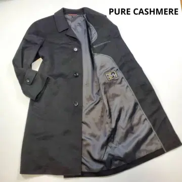 PURE CASHMERE 캐시미어 100% 스텐카라 코트 롱