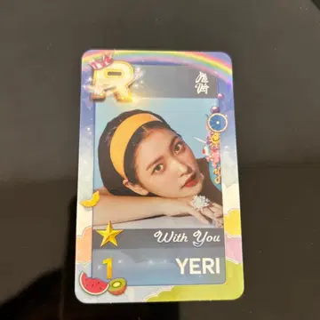 red velvet 예리 트레이딩 카드