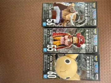 원피스 피규어 대해적백경 10의 3체 세트