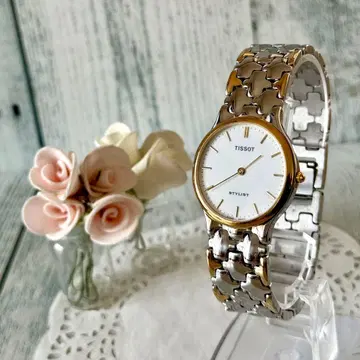 [ 레어 ] TISSOT 티쏘 손목시계 라운드 콤비 남성용 K250