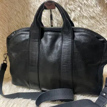 새상품급 aniary 아니아리 비즈니스 토트백 2way 가죽 블랙