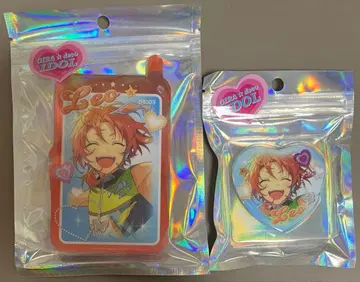 앙스타 츠키나가 레오 GIRA 데코 아이돌 휴대폰 아크릴 스탠드 캔뱃지