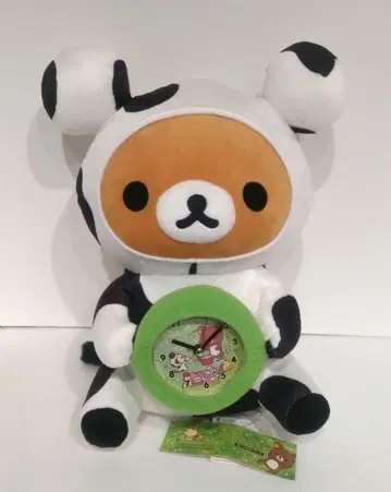 리락쿠마 BIG 봉제 인형 클락 소 시계 2009