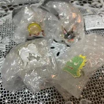 야자와 아이 가챠가챠 4종 세트 스도자우르스 쿠로 타키가와만 깃털