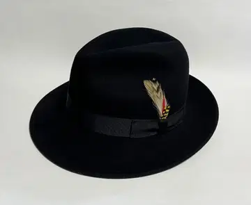 SCALA 중절모 펠트 블랙 M