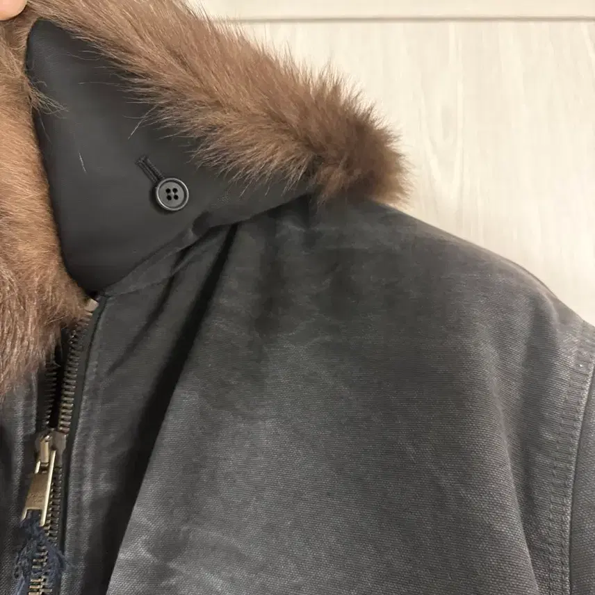 프라다 [L] 블랙 시어링 퍼 패딩 자켓 새상품 사진 4