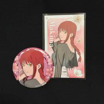 체인소 맨 프린스 호텔 트레이딩 카드 글리터 캔뱃지 마키마