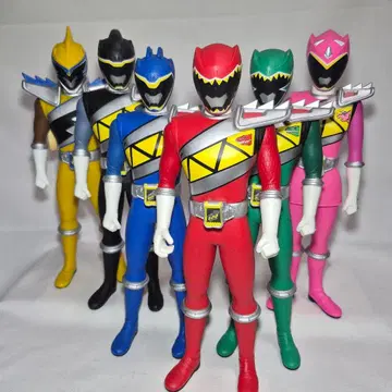 파워레인저 다이노포스 빅 소프트 비닐 피규어 6개